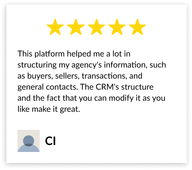 Customer testimonial