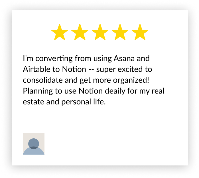 Customer testimonial